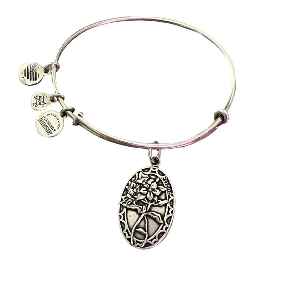 Alex & Ani Friends Silver Tone Bracelet